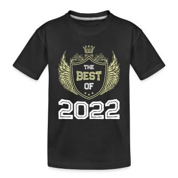 2022 best of - Kids' Premium Organic T-Shirt - black - Front