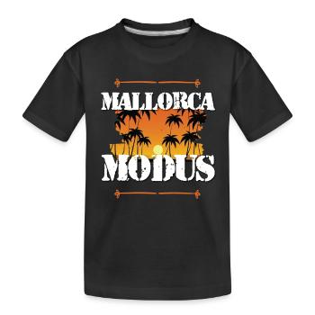 Mode Majorque - T-shirt bio Premium Enfant - noir - Devant