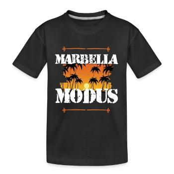Marbella Mode - T-shirt bio Premium Enfant - noir - Devant