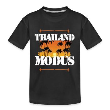 Mode Thaïlande - T-shirt bio Premium Enfant - noir - Devant