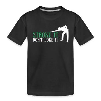 Billard Cue Sports Et Snooker Tournoi - T-shirt bio Premium Enfant - noir - Devant
