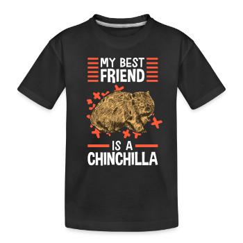 Wombat est mon meilleur ami marsupial - T-shirt bio Premium Enfant - noir - Devant