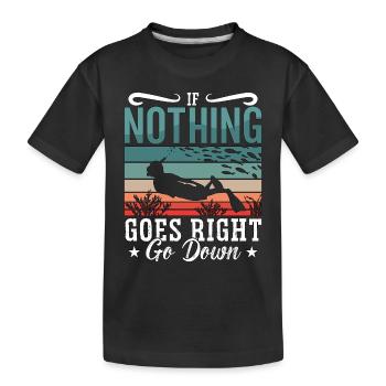 Apnée Apnée Plongée Cadeau d’apnée - T-shirt bio Premium Enfant - noir - Devant