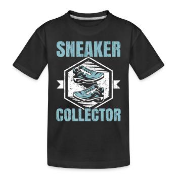 Sneaker Collector Shoe Collection Sneakerhead - T-shirt bio Premium Enfant - noir - Devant