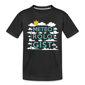 Météorologue Prévisions météorologiques - T-shirt bio Premium Enfant - noir - Devant