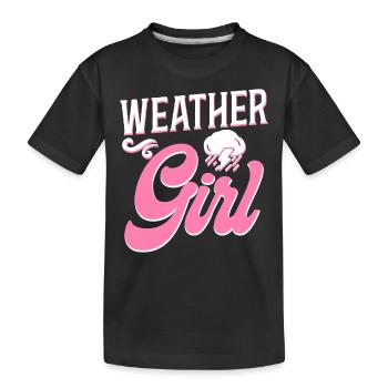 Météorologue Prévisions météorologiques - T-shirt bio Premium Enfant - noir - Devant