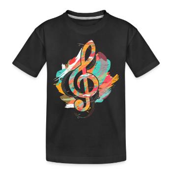 Clé - T-shirt bio Premium Enfant - noir - Devant
