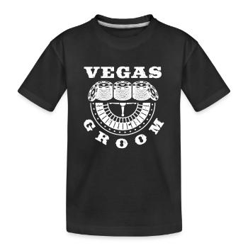 Las Vegas Groom Squad Vegas Mariage - T-shirt bio Premium Enfant - noir - Devant