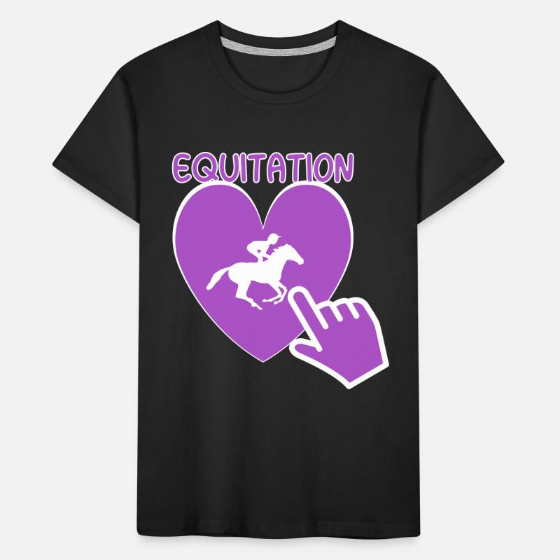 Reiten - Reiter Geschenkidee Kinder Premium Bio T-Shirt