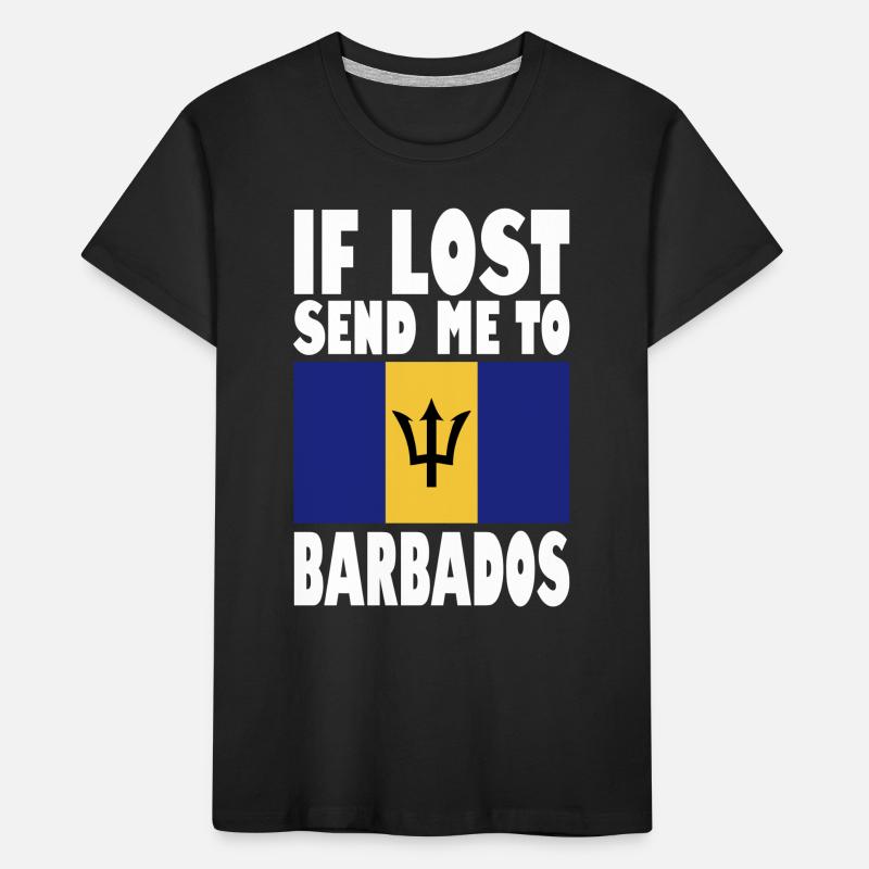 Drapeau de la Barbade T-shirt bio Premium Enfant
