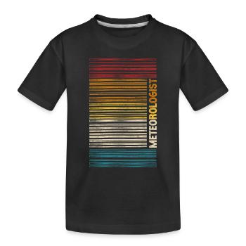 Météorologue Prévisions météorologiques - T-shirt bio Premium Enfant - noir - Devant