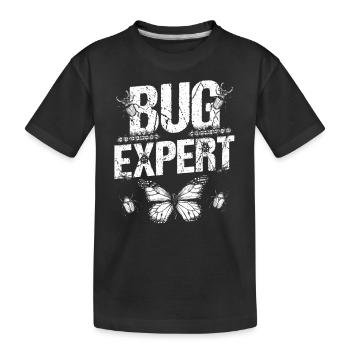 Expert en insectes Entomologiste Entomologie Profession - T-shirt bio Premium Enfant - noir - Devant