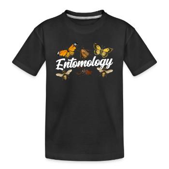 Équipe d’entomologie Entomologiste Insectes Profession - T-shirt bio Premium Enfant - noir - Devant