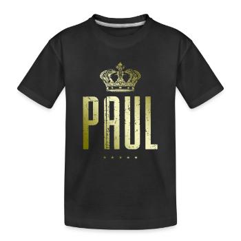Paul - T-shirt bio Premium Enfant - noir - Devant