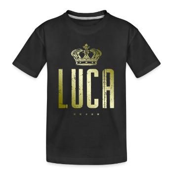 Luca - T-shirt bio Premium Enfant - noir - Devant