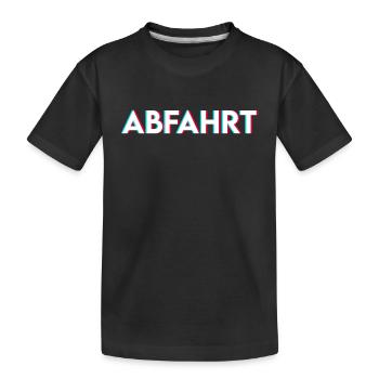 Techno feiern Party - Kinder Premium Bio T-Shirt - Schwarz - Vorne