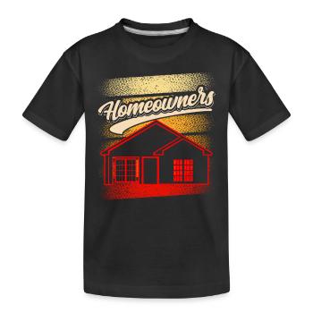 Propriétaire Propriétaire Maison Hôte - T-shirt bio Premium Enfant - noir - Devant