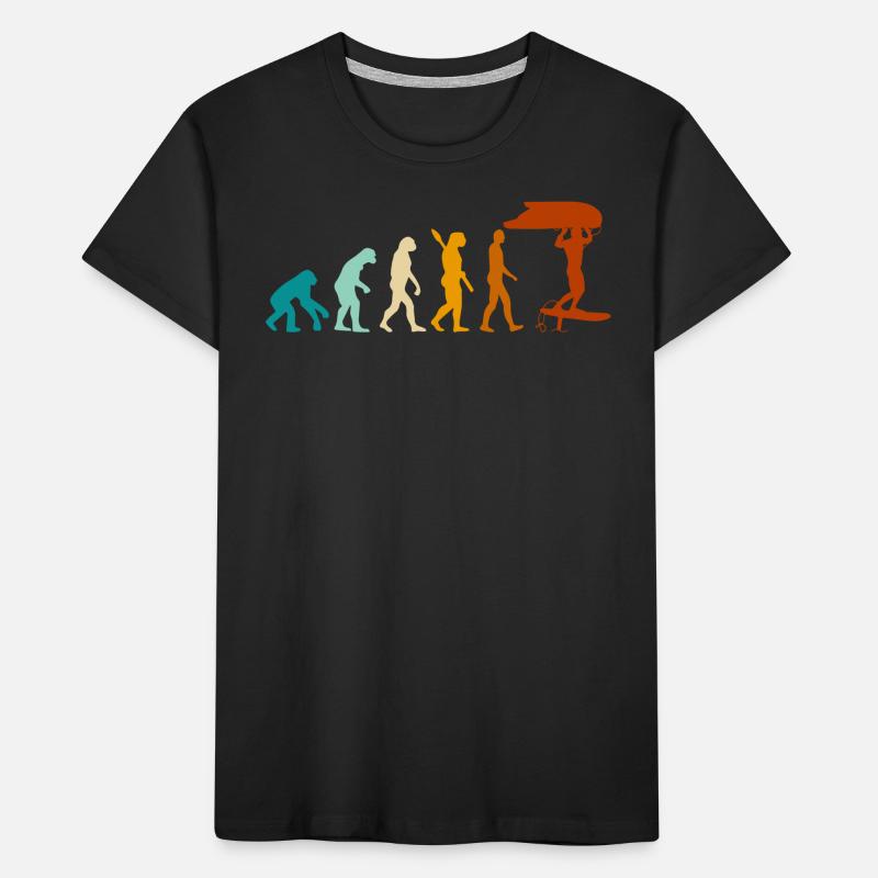 Wing Foiling Evolution - Wingfoil Hydrofoil Su T-shirt bio Premium Enfant