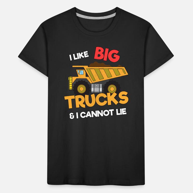 Excavator Construction Site Construction Worker Construction Lie I Gift Kids' Premium Organic T-Shirt