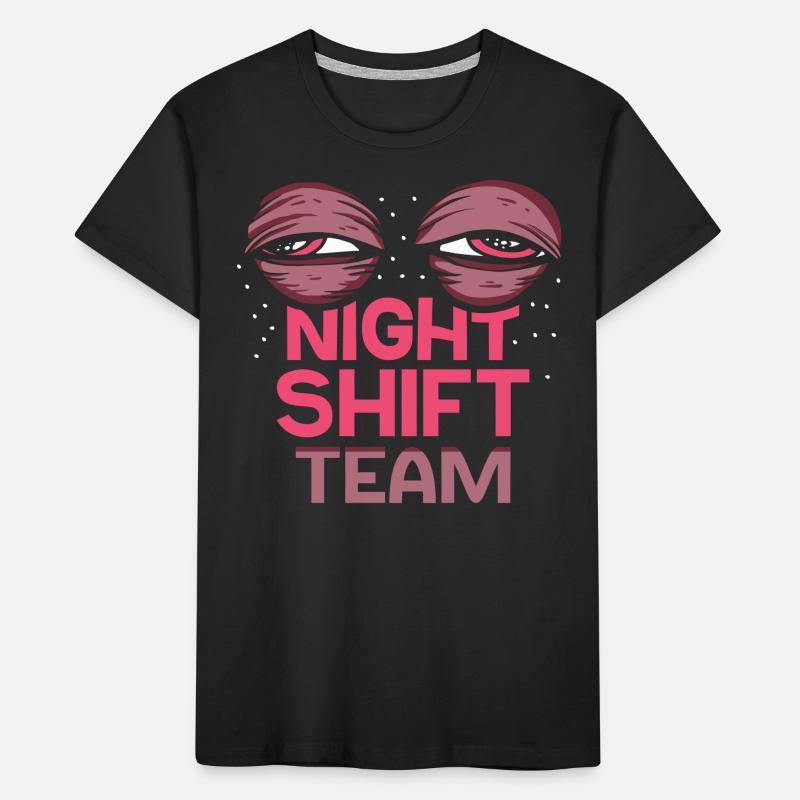 Night Shift Team Night Shift Colleague Work Kids' Premium Organic T-Shirt