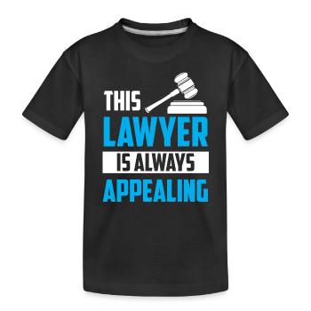 Cet avocat contredit toujours l’avocat avocat - T-shirt bio Premium Enfant - noir - Devant