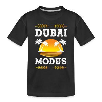 Mode Dubaï - T-shirt bio Premium Enfant - noir - Devant