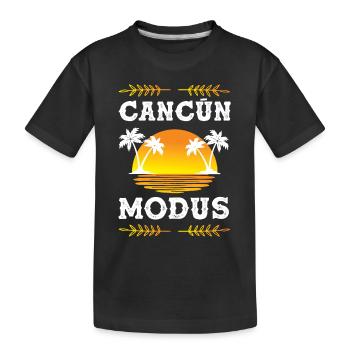 Cancun Mode - T-shirt bio Premium Enfant - noir - Devant