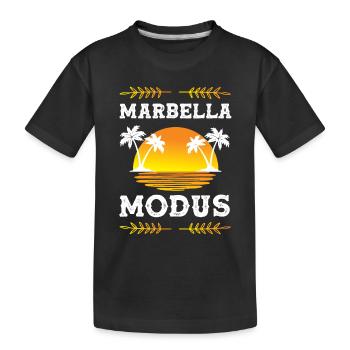 Marbella Mode - T-shirt bio Premium Enfant - noir - Devant