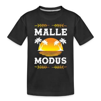 Malle Mode - T-shirt bio Premium Enfant - noir - Devant