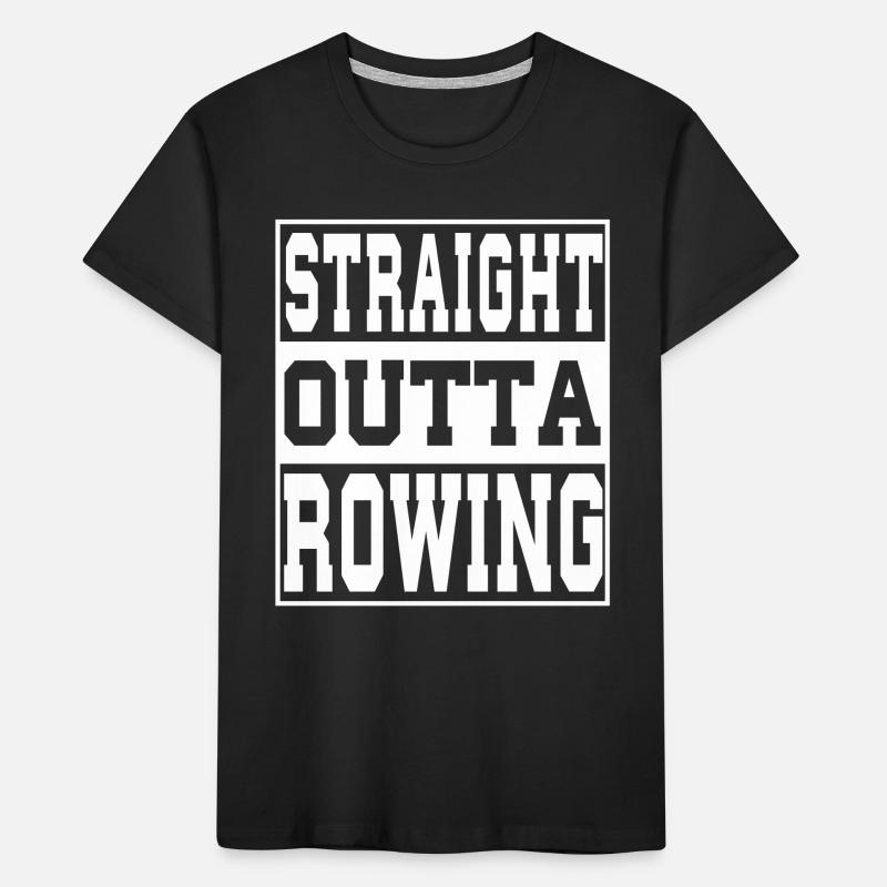 Rowing saying funny Kids' Premium Organic T-Shirt