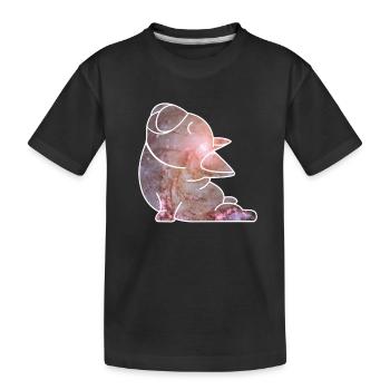 Vierbeiner Wauwau Rüde Hundebesitzer Yoga Hund - Kinder Premium Bio T-Shirt - Schwarz - Vorne