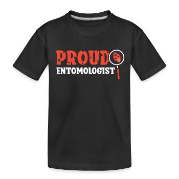 Fier entomologiste Insectes Entomologie Profession - T-shirt bio Premium Enfant - noir - Devant