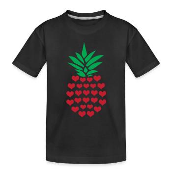 Ananas - T-shirt bio Premium Enfant - noir - Devant