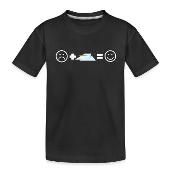 Verre de vitrier ajusteur et vitre de sertisseur de verre - T-shirt bio Premium Enfant - noir - Devant