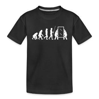 Verre de vitrier ajusteur et vitre de sertisseur de verre - T-shirt bio Premium Enfant - noir - Devant