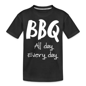 un barbecue - T-shirt bio Premium Enfant - noir - Devant