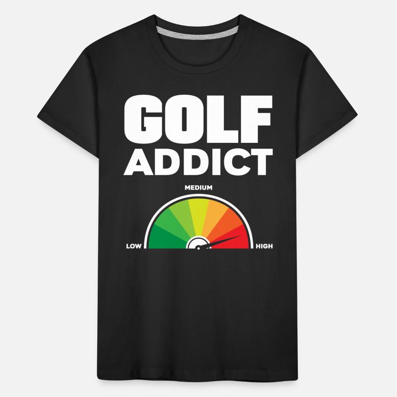 Golf Addict Golf Player Golfing Golf Course Golf B Kinder Premium Bio T-Shirt