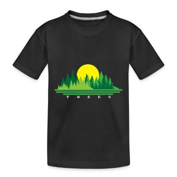 Arbre - T-shirt bio Premium Enfant - noir - Devant