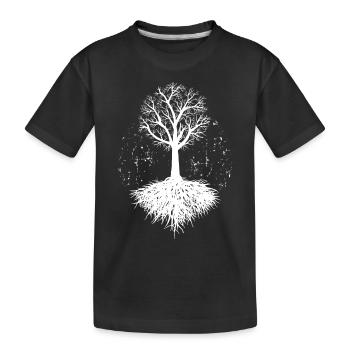 Arbre - T-shirt bio Premium Enfant - noir - Devant