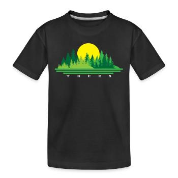 Arbre - T-shirt bio Premium Enfant - noir - Devant