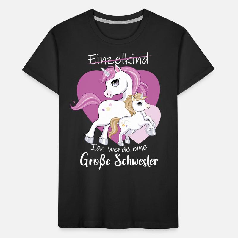 Ich Werde Eine Große Schwester 2023 Kinder Premium Bio T-Shirt