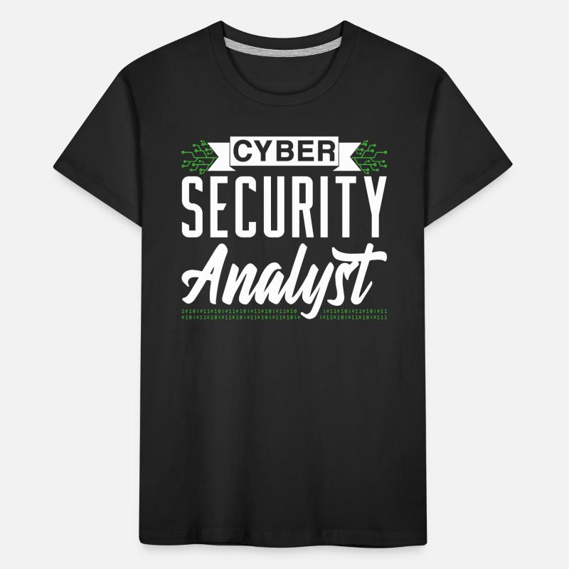 Analyste de cybersécurité Hacker IT Security Hack T-shirt bio Premium Enfant