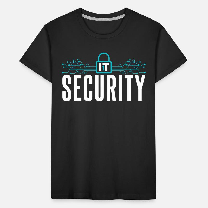 It Security Hack Cybersecurity Hacking Hacker Kids' Premium Organic T-Shirt