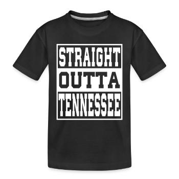Tennessee Saying Funny Tennessee Gift - Kids' Premium Organic T-Shirt - black - Front