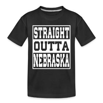Nebraska disant drôle Nebraska Cadeau - T-shirt bio Premium Enfant - noir - Devant