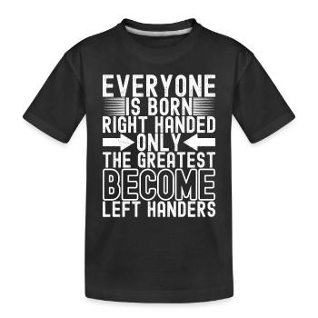 Gaucher - T-shirt bio Premium Enfant - noir - Devant