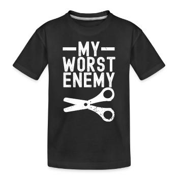 Gaucher - T-shirt bio Premium Enfant - noir - Devant
