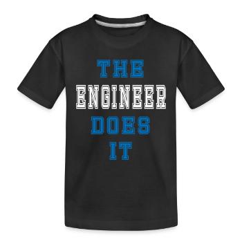L’Ingenieur le fait Ingenieur Gift - T-shirt bio Premium Enfant - noir - Devant