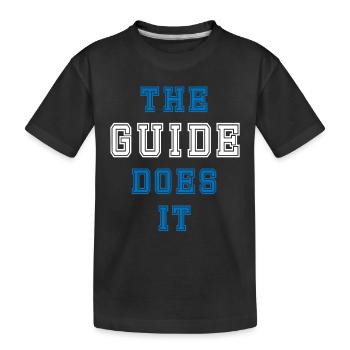 Le Guide le fait Guide Cadeau - T-shirt bio Premium Enfant - noir - Devant