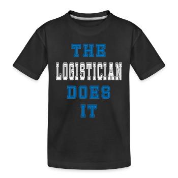 Le Logistiker le fait Logistiker Geschenk - T-shirt bio Premium Enfant - noir - Devant